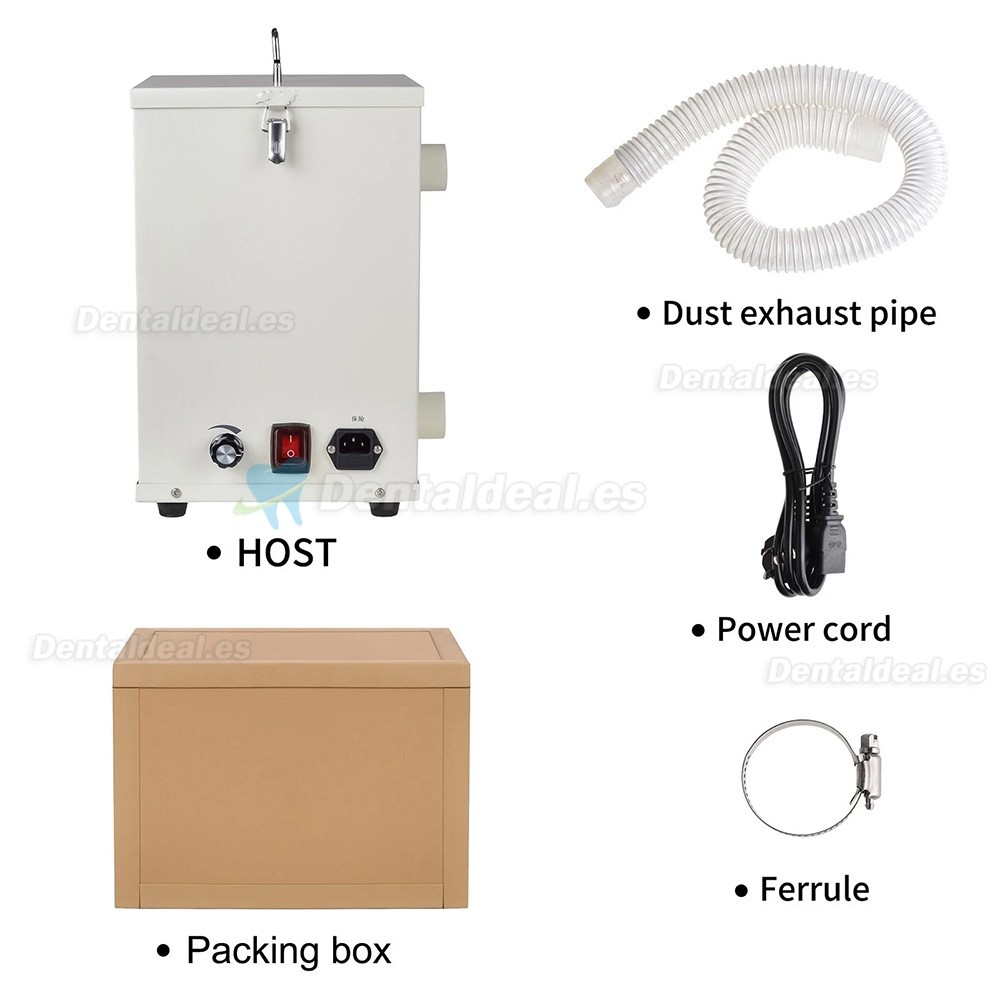 RZ-XC Colector de Polvo Dental 1000W Sistema de Aspiraci&oacute;n Laboratorio